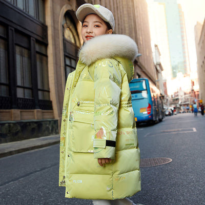 Children's Long Winter Down Padded Coat - Edosmi